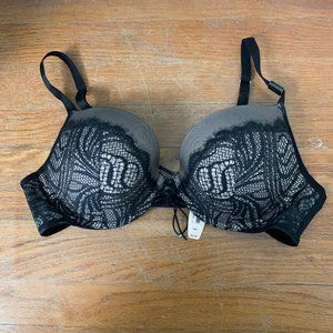 Lace black & beige Victoria Secret bra - Size 38B